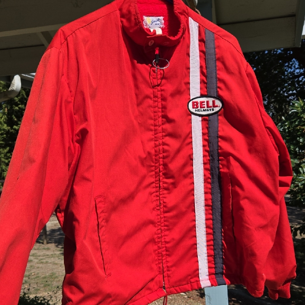 SWINGSTER VINTAGE 70'S BELL EMBLEM Canvas Jacket XL EUC U.S.A. (MSTR C)